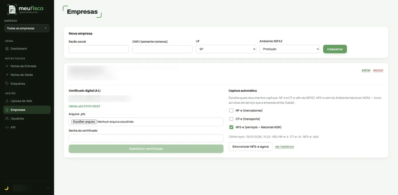 Empresas e certificado digital